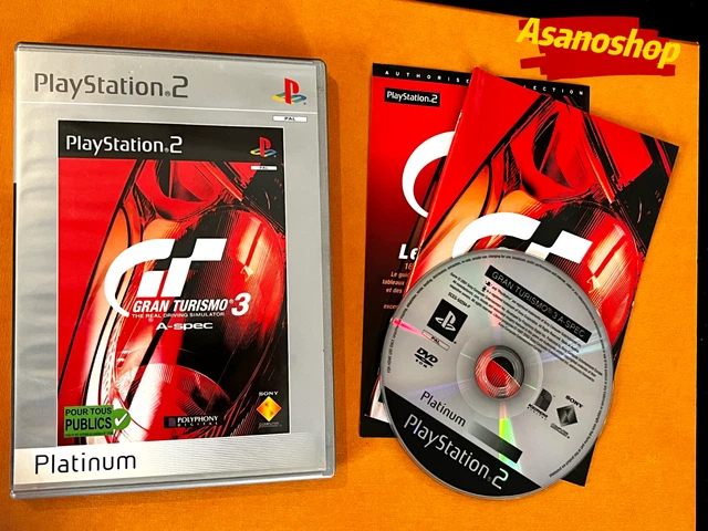 GRAN TURISMO 3 A-spec platinium (complet ) - Jeu PS2( envoi suivi