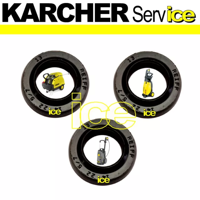 GENUINE KARCHER PUMP PISTON OIL SEALS GROOVED RING HDS 551 558 601c HD 650 6/12