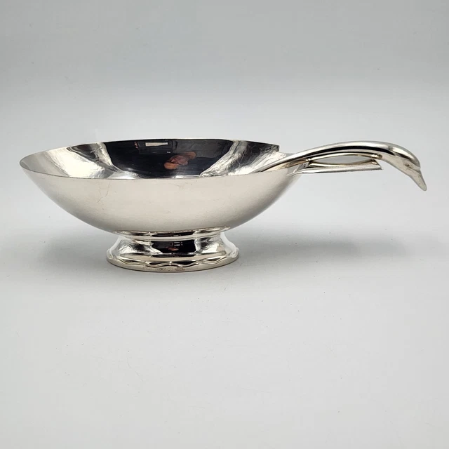 Christofle Gallia Silver Plate Swan Sauce Gravy Boat Christian Fjerdingstad