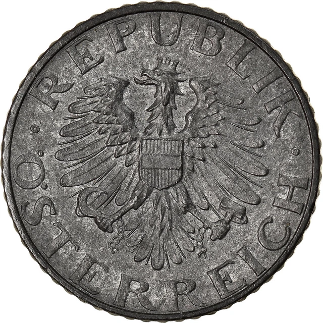 [#893824] Coin, Austria, 5 Groschen, 1957, AU, Zinc, KM:2875