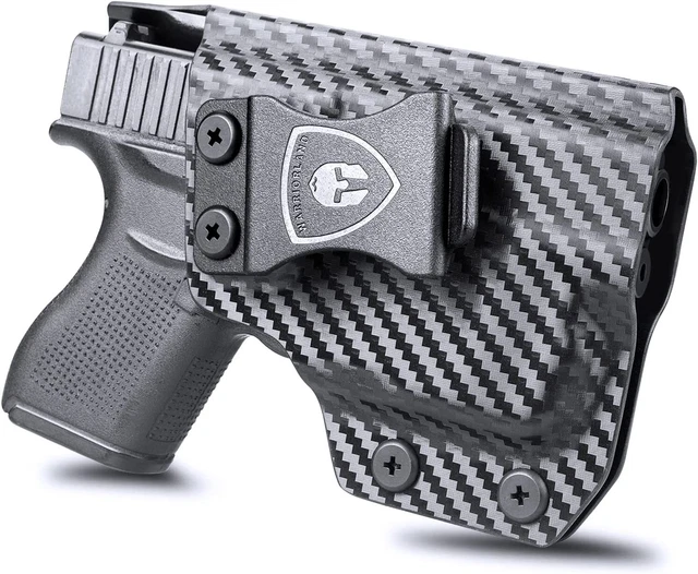 IWB KYDEX HOLSTER For Glock 43/Glock 43X Pistol w/TLR6 Laser Light