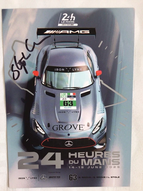 Carte De Collection 24 Heures Du Mans 2025 - Iron Lynx Mercedes AMG #60