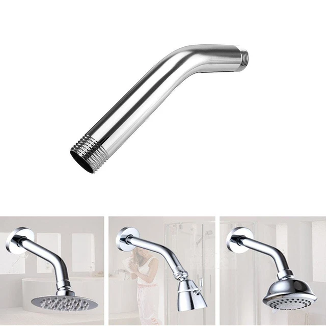 6& STAINLESS ANGLED Shower Arm Extension Shower Arm G1/2inch 9.07