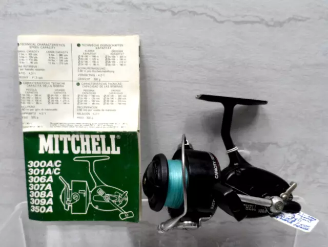 Mitchell 300A, 301A Fishing Reels Manual Parts List 