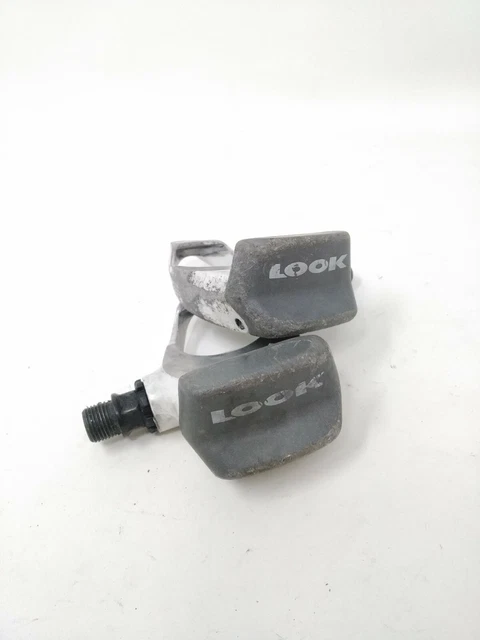 A pedals pedali corsa Road Look pp 76 PP76 bianchi white Nero Black