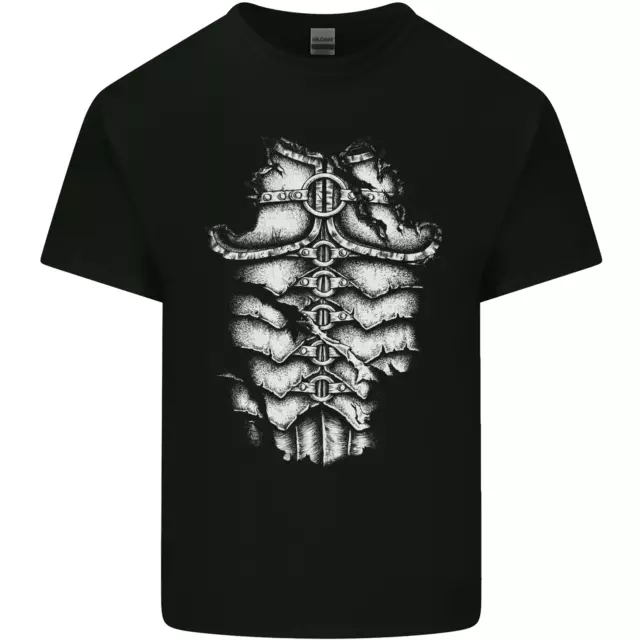 Roman Armour Fancy Dress Warrior Gym MMA Mens Cotton T-Shirt Tee Top