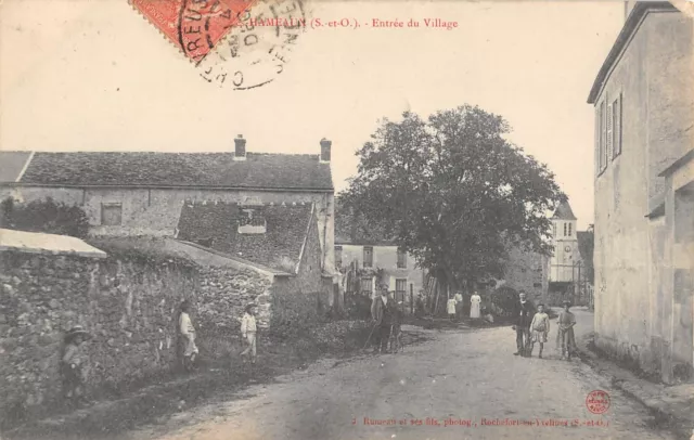 Cpa 78 Magny Les Hameaux / Entree Du Village