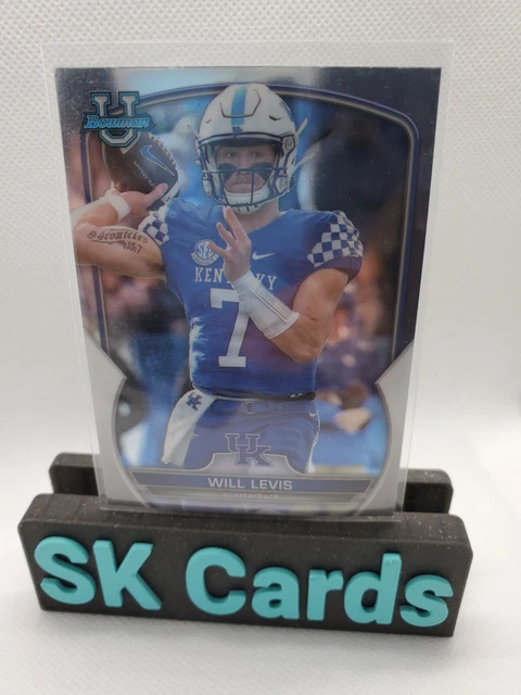 2022 Bowman Chrome U #5 Will Levis Kentucky Wildcats Tennessee Titans 🔥🔥💪💪