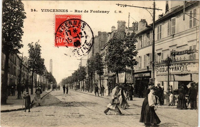 CPA AK VINCENNES Rue de FONTENAY (672348)