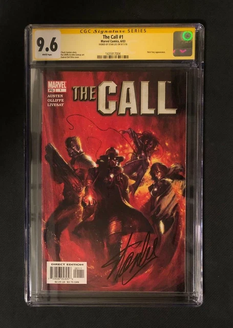 The Call #1 Cgc 9.6 Ss Signed Stan Lee Avengers Spider-Man Captain America X-Men