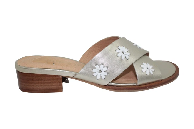 Jack Rogers Womens Rondelle City Sandals, SILVER, Size 5.5
