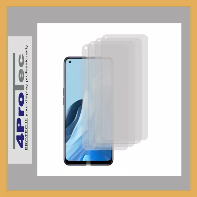 4x CLEAR LCD screen guard protector de pantalla for Oppo Reno7 CPH2371