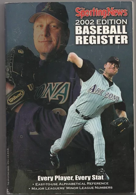 2002 The Sporting News Baseball  Register---Curt Schilling   VG