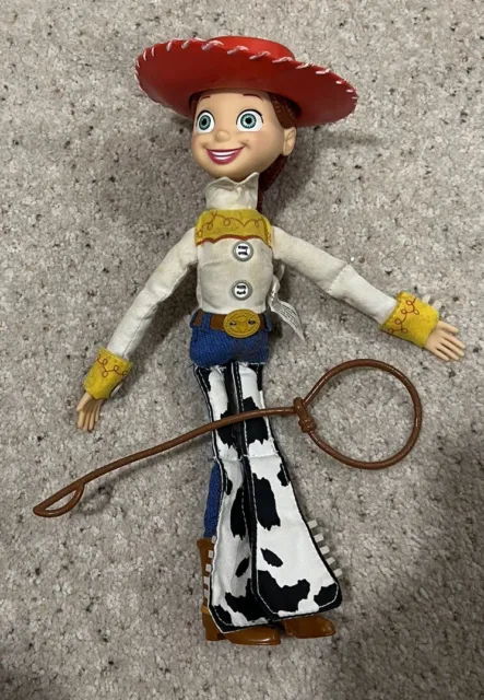Disney/Pixar 2002 Toy Story Pull String Talking Jessie with Hat/Lasso Vintage