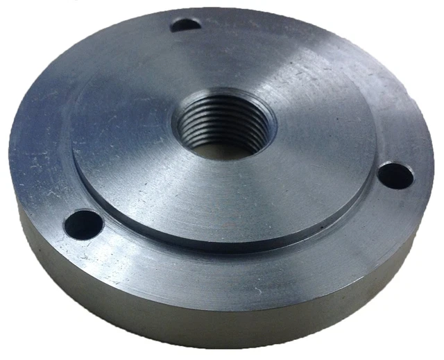 3900-3210 3 Jaw Chuck 1-8 Threaded Backplate, 4"