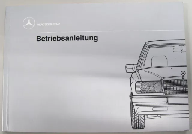 Original Betriebsanleitung Mercedes-Benz W124 200D-300D Turbo 4Matic NEU