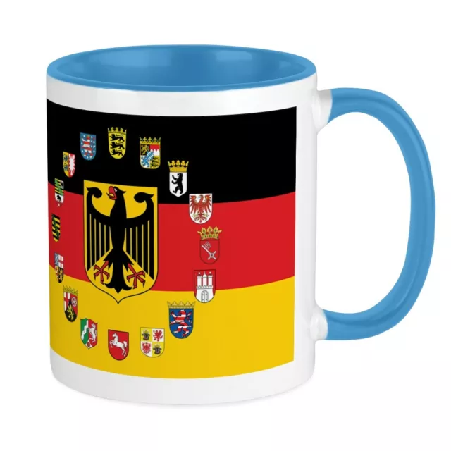CafePress German Flag With State Arms Mugs 11 oz Ceramic Mug (953482635)