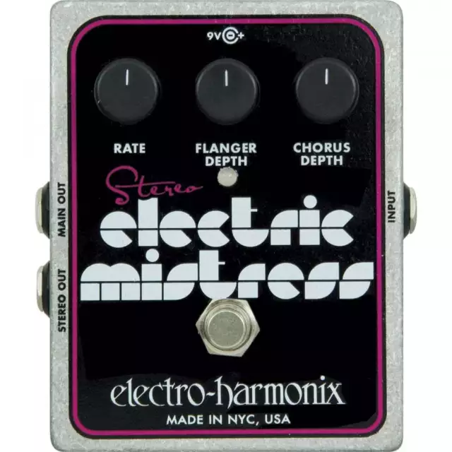 Electro Harmonix Stereo Electric Mistress Chorus / Flanger Guitar Effects Pedal