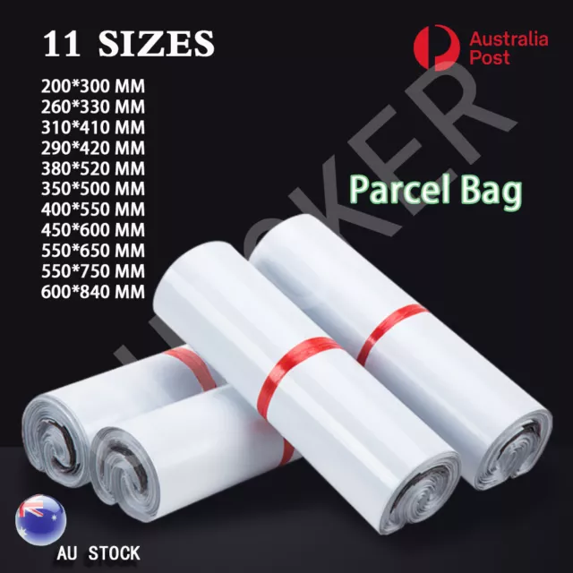 Poly Mailer Plastic Satchel Parcel Courier Self Sealing Shipping Bag Up to 1500