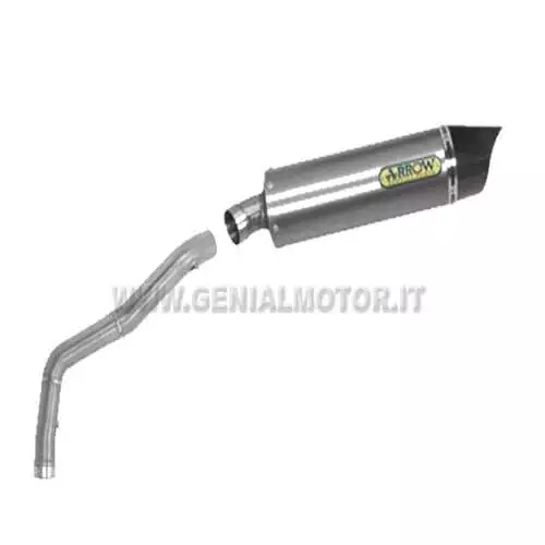Exhaust + Link Pipe Arrow Indy Alu Honda Cbr 600 Rr 2013 > 2016