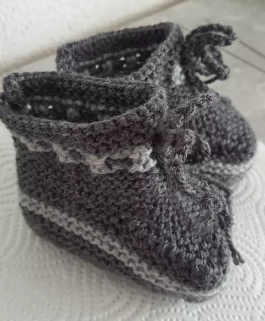 babyschuhe gestrickt