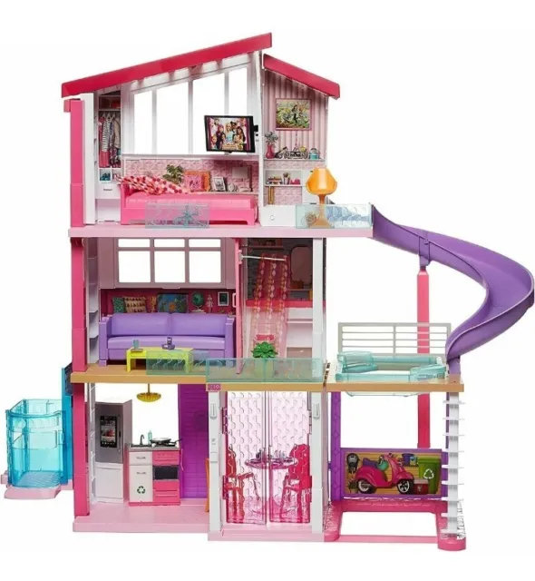 Barbie GNH53 Dreamhouse Playset Girls 3 Story Doll Dream House Play Set 2020