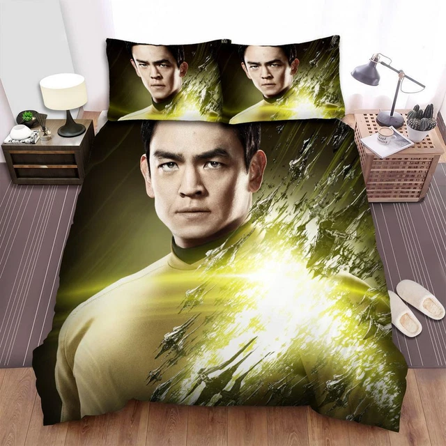 STAR TREK BEYOND Movie Hikaru Sulu Photo Quilt Duvet Cover Set King