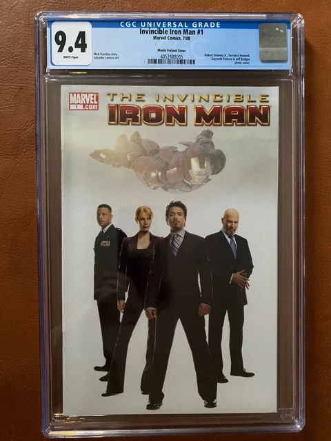 Marvel Comics Invincible Iron Man #1 CGC 9.4 Movie Variant