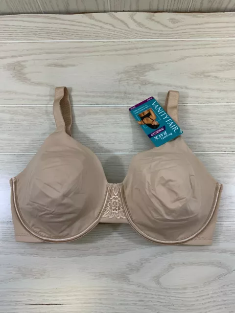 Vanity Fair Beauty Back Underwire Bra, Womens Size 36DD, Nude MSRP $46