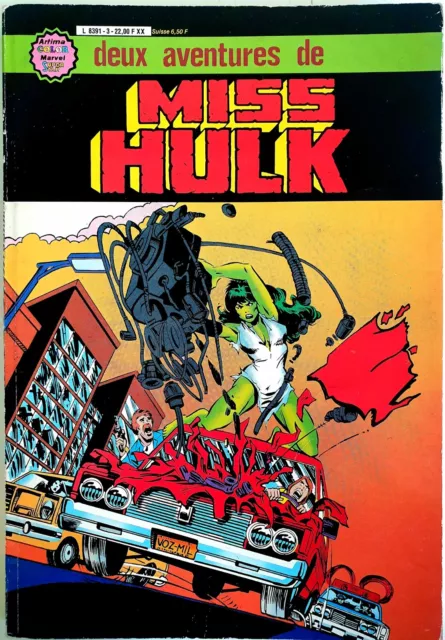 Miss Hulk - Album N°3 (Aredit 1982) Avec Les Revues 6  & 7 [Tbe]