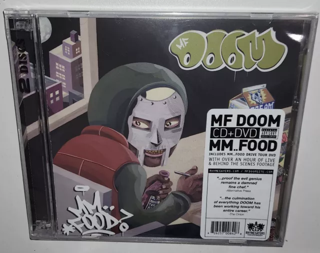 Mf Doom Mm Food (Deluxe Edition) (2007) Brand New Sealed Limited Cd + Live Dvd