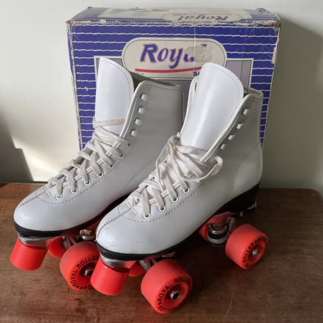 Vintage Royal Roller Skates  Quad 1989 - Stateside Freesport Boxed Size 5