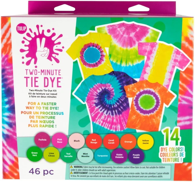 Kit colorante cravatta tulipani due minuti 14/Pkg - extra large -44085