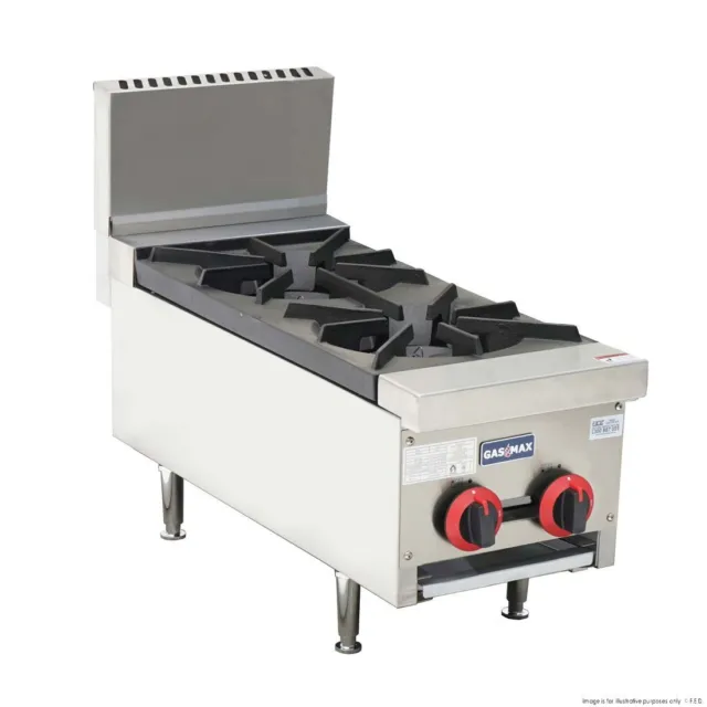 GasMax Gas Cook Top 2 Burner With Flame Failure- RB-2E