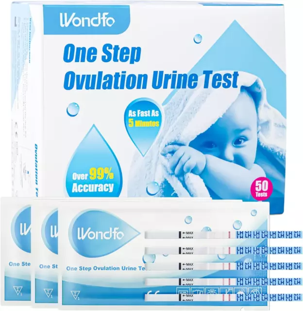 Wondfo Test D'Ovulation En Bandelettes 50 Tests LH De Fertilité Sensibles À 25 U 2