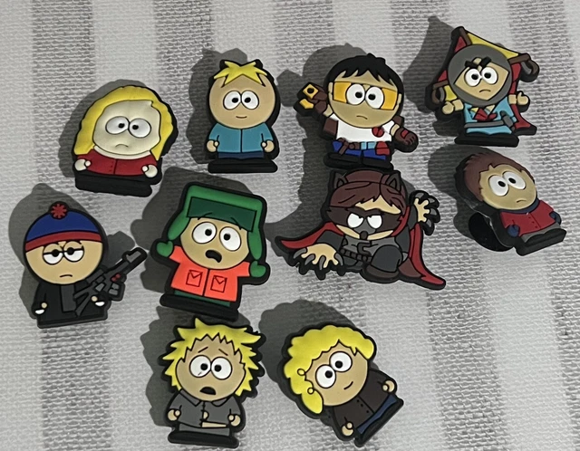 South Park Shoe Charms Crocs Set 10 Butters Bebe Kyle Stan Human Kite The Coon South Park Shoe Charms Crocs Set 10 Butters Bebe Kyle Stan Human Kite The Coon