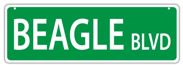Plastic Street Signs: BEAGLE BLVD | Dogs, Gifts, Decorations