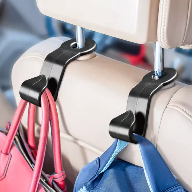2*Universal Car Seat Hook Purse Bag Hanger Organizer Holder Clip Car Accessories