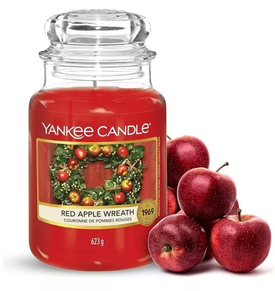 Yankee Candle Red Apple Wreath Duftkerze - 623g