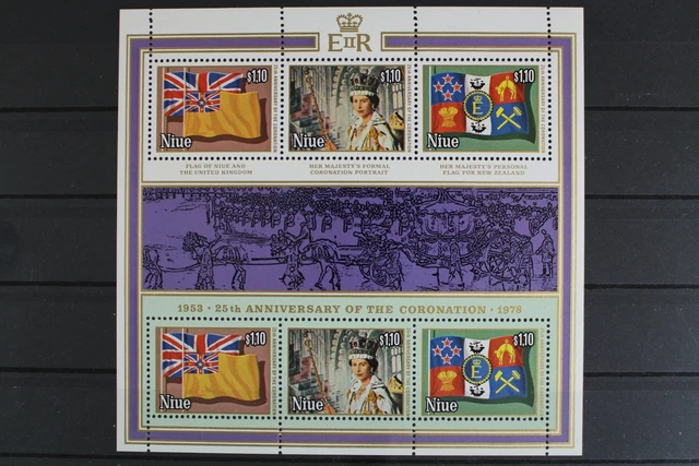 Niue, MiNr. 202-207, Kleinbogen, Elisabeth II, postfrisch / MNH - 633035