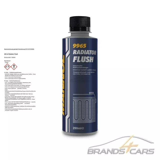 250 ml MANNOL RADIATORE FLUSH ADDITIVO SISTEMA FRIGORIFERO DETERGENTE PROTEZIONE FRIGORIFERO