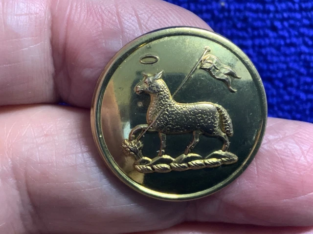 STANCOMB ~ PASCAL LAMB/FLAG/HALO/WHEAT 25mm LIVERY COAT BUTTON WELDON c 1900 NOS
