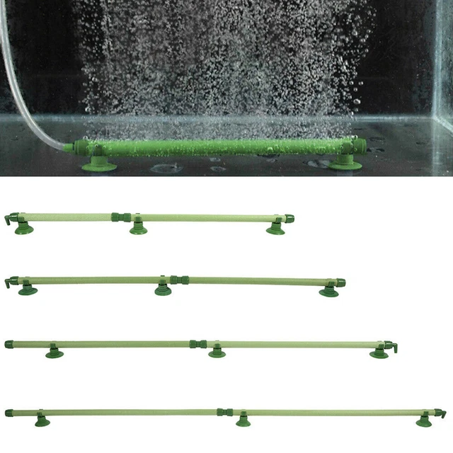 AQUARIUM FISH TANK Air Bubble Bar Tube Pump Wall Curtain Diffuser