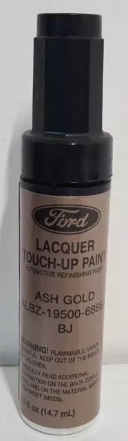 NOS OEM Ford Lacquer Touch Up Paint ASH GOLD ALBZ-19500-6866A  BJ