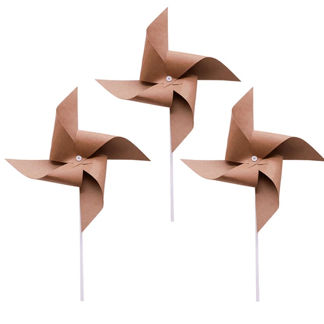 Windmühle Spielzeug Für Kinder Fotozubehör Light Brown Papier