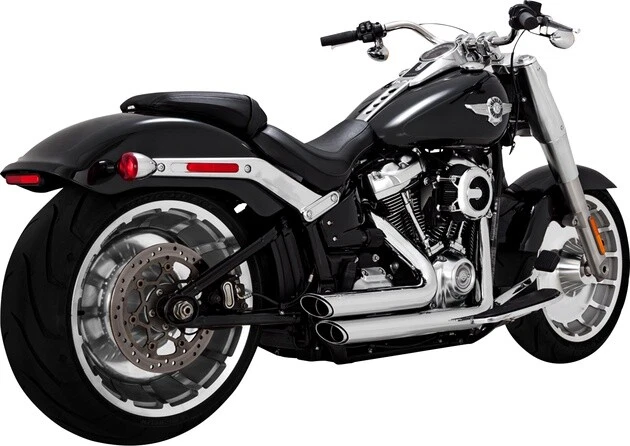 Vance & Hines PCX Shortshots Staggered 2-into-2 Full Exhaust System Chrome 17317