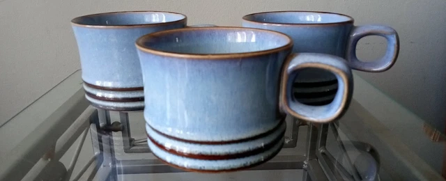 Denby Pottery, Made in England, Set of 3 Cups