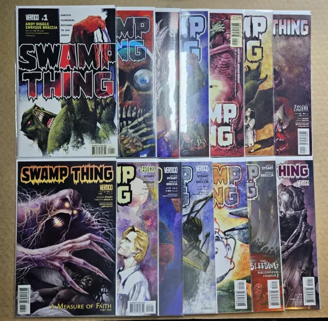 Swamp Thing Vol 4 ~ Comic Lot Of 14 ~ DC Vertigo Comics 2004 ~ #1-24 VF/NM