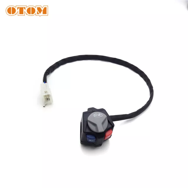 Motorcycle Multifunction Headlight Horn Switch Engine Stop Kill Button For KTM