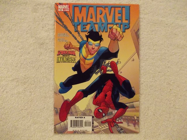 MARVEL TEAM-UP 14 2006 RARE 1ST SPIDER-MAN meets INVINCIBLE IMAGE ROBERT KIRKMAN